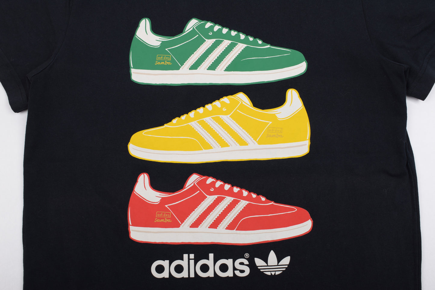 Chaussures Samba Noires Adidas, T-Shirts, Taille M, Très Bon 7/10