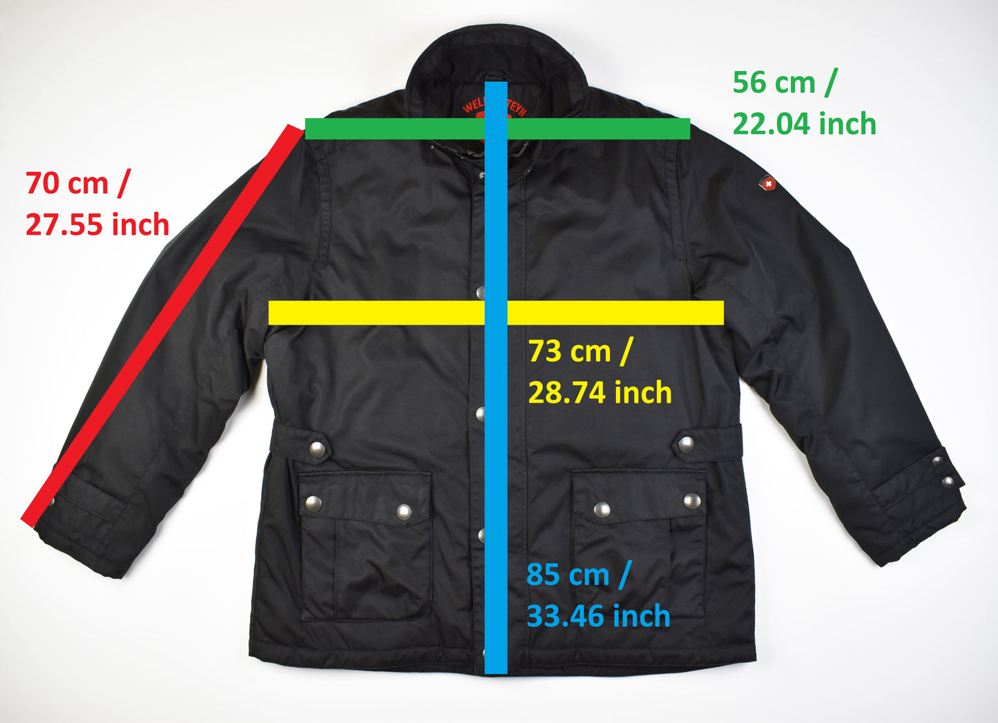 Wellensteyn Feuerland Black Men's Jacket Size XXXL, V.Good 8/10