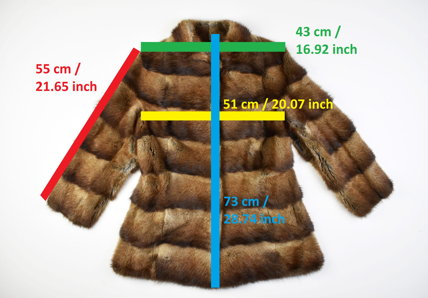 Soft Mink Fur Women Jacket Coat Size S-M, Excellent 9/10