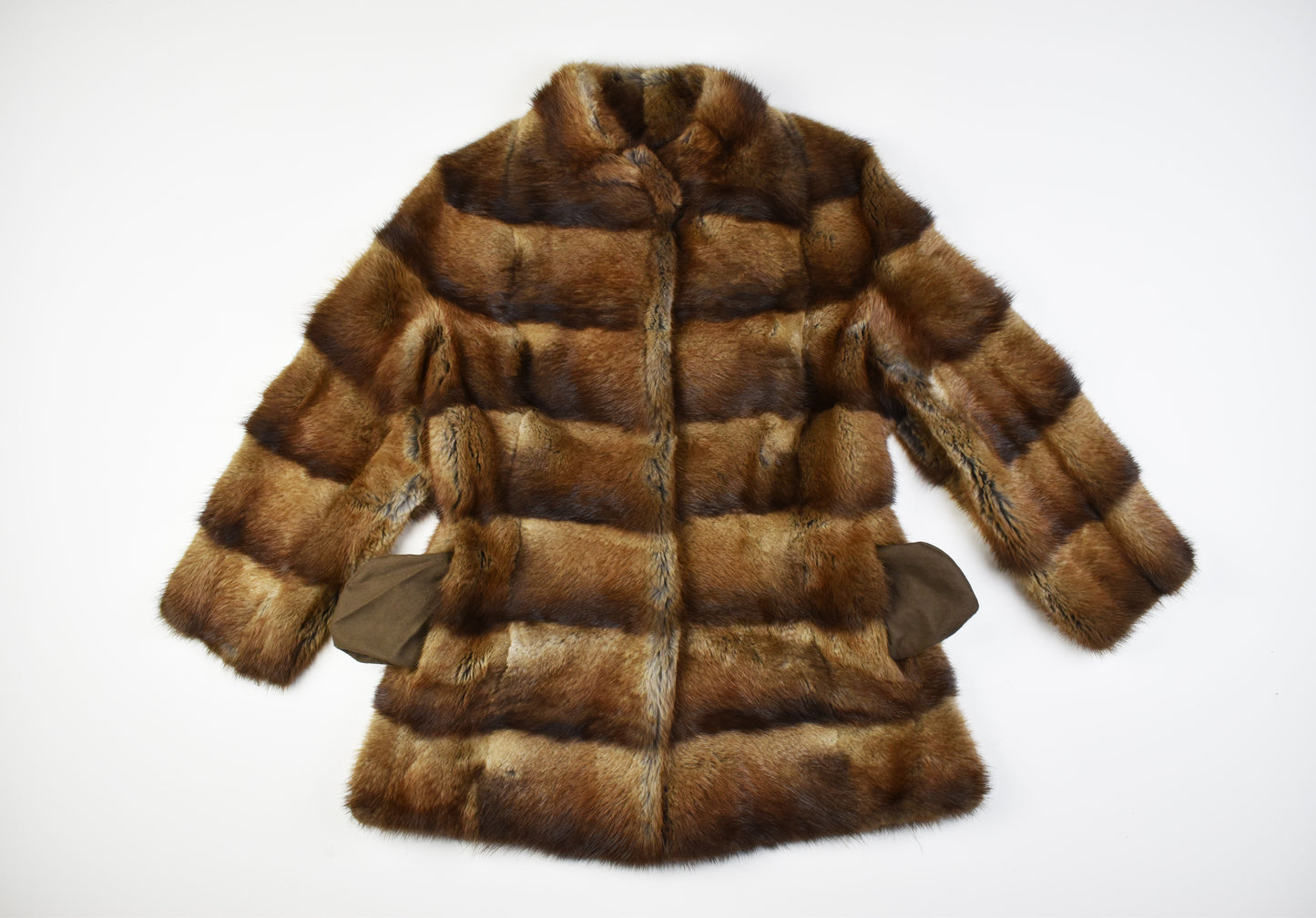 Soft Mink Fur Women Jacket Coat Size S-M, Excellent 9/10