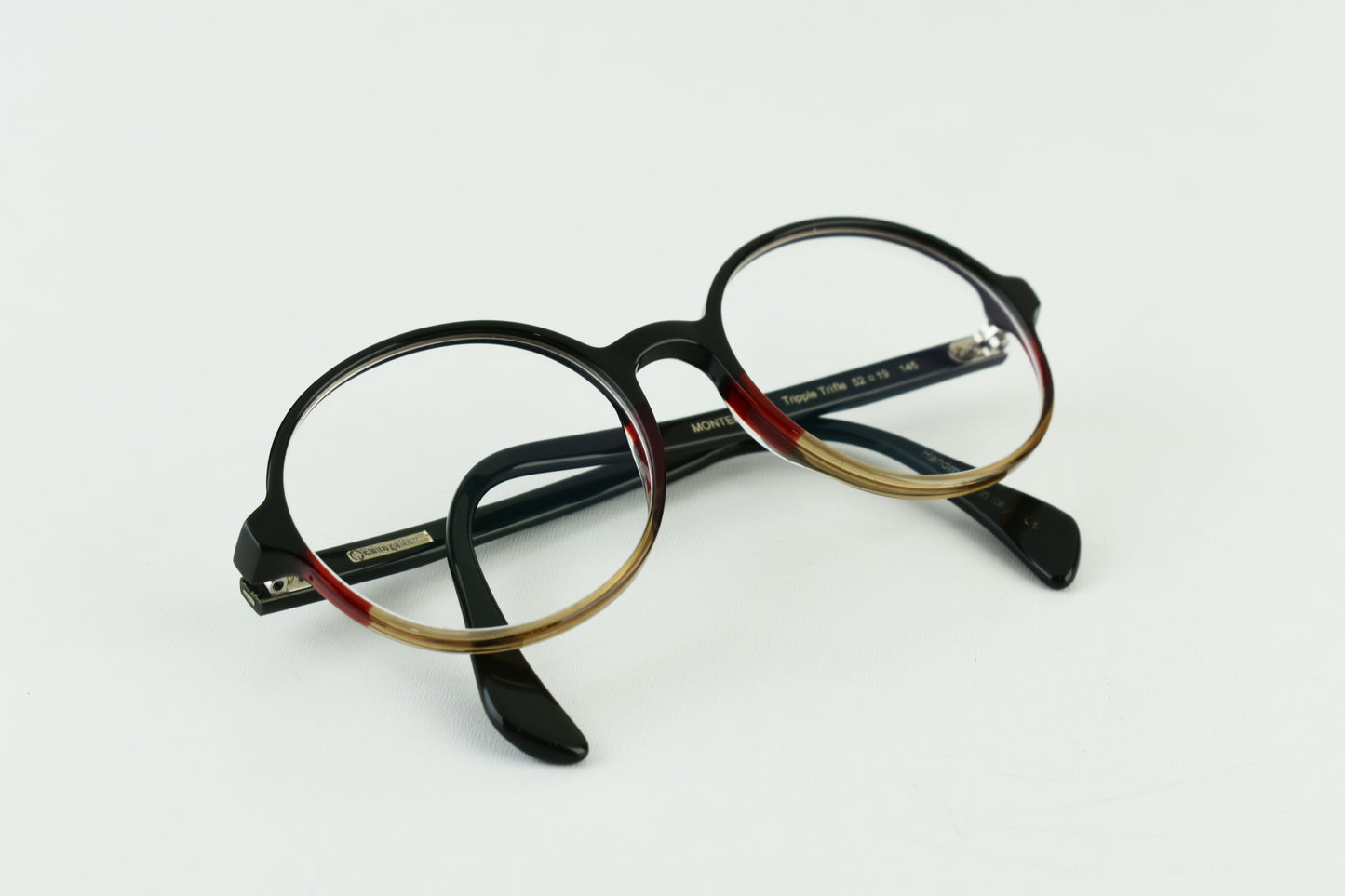 Oliver Goldsmith MONTEBELLO Tripple Trifle Eyeglasse Frame (الزاج خاصو يتبدل), Unisex Adults, Excellent 9/10