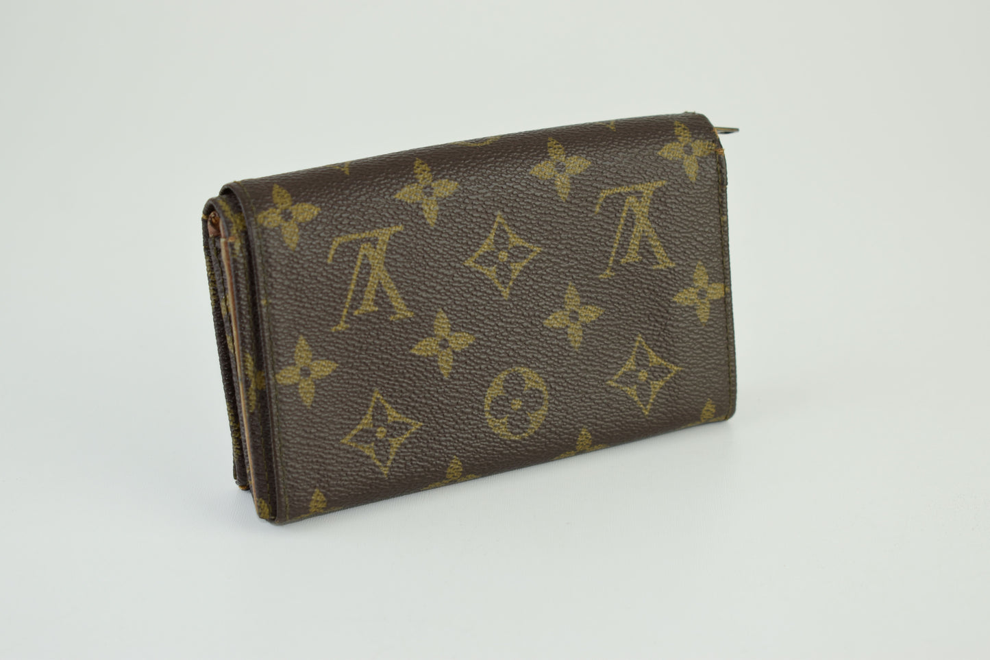 Louis Vuitton 80s (884 RA) Monogram Wallet 14cm x 8cm, Good 6/10