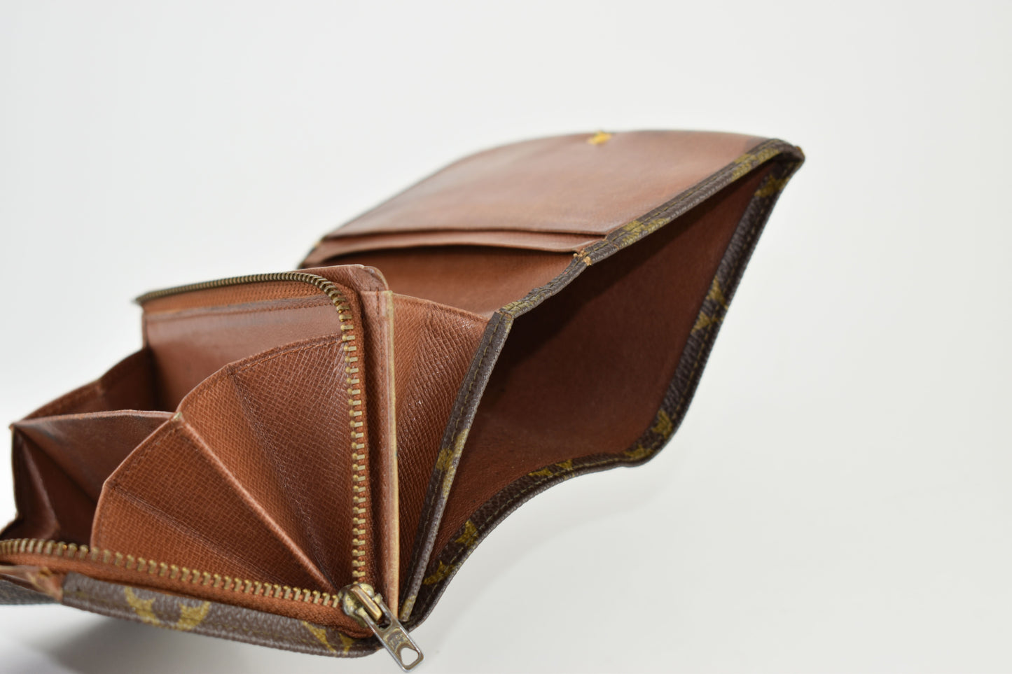 Louis Vuitton 80s (884 RA) Monogram Wallet 14cm x 8cm, Good 6/10