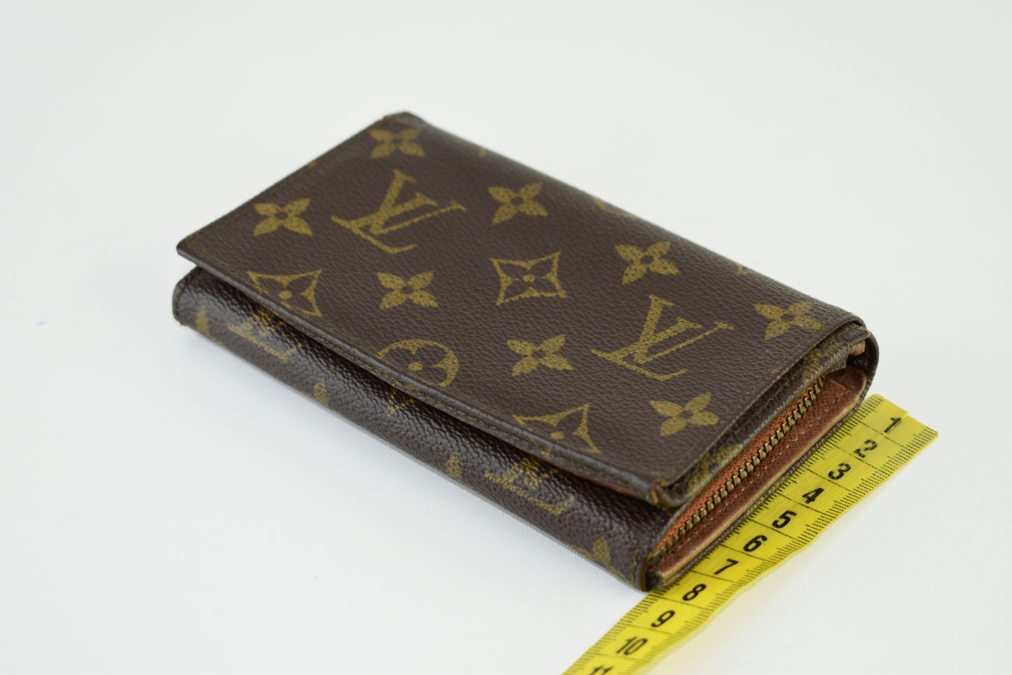 Louis Vuitton 80s (884 RA) Monogram Wallet 14cm x 8cm, Good 6/10