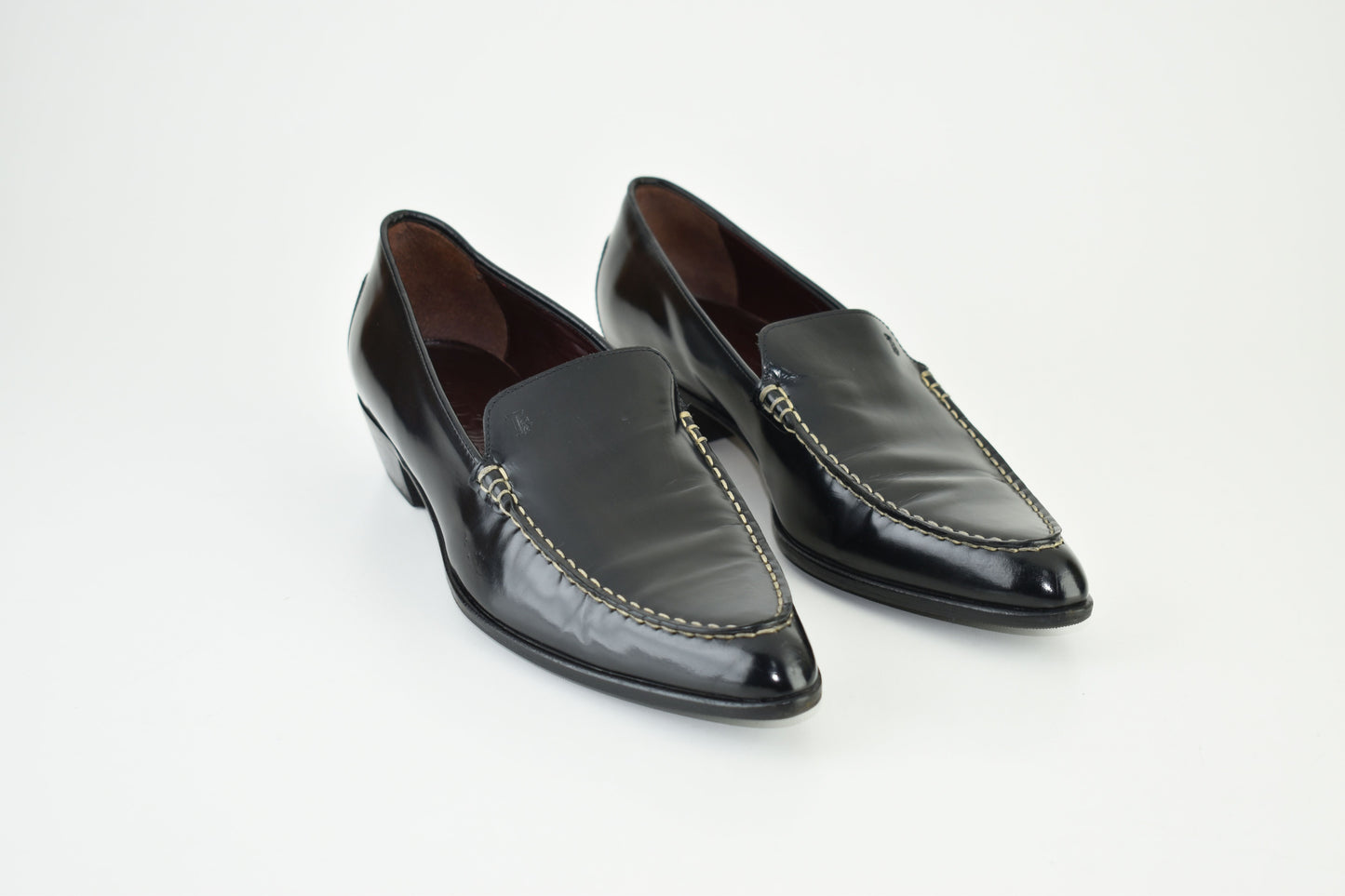 Tod's Women's Loafer Pointed Toe 3cm Heels Size EU39, Excellent 9/10