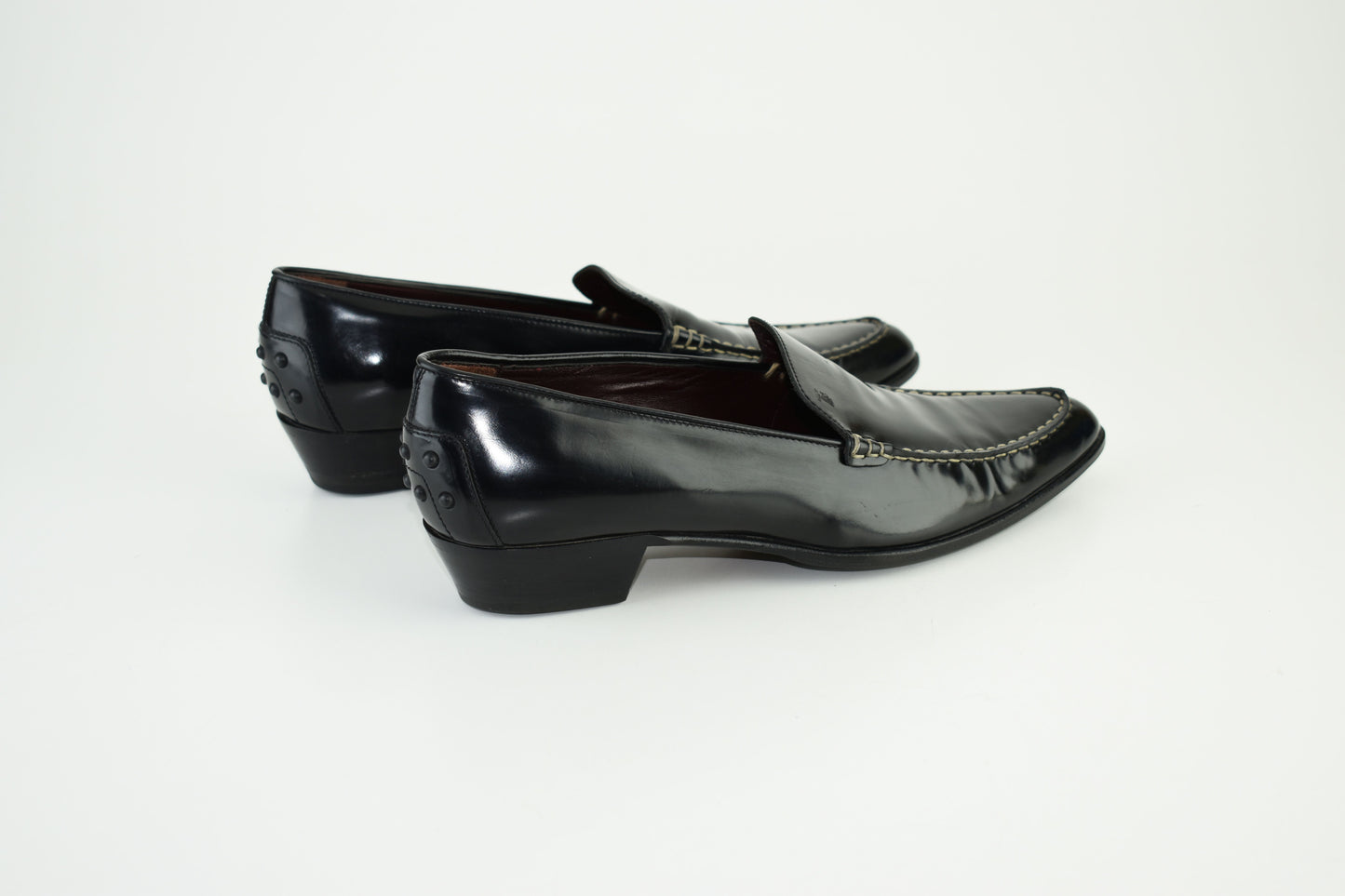 Tod's Women's Loafer Pointed Toe 3cm Heels Size EU39, Excellent 9/10