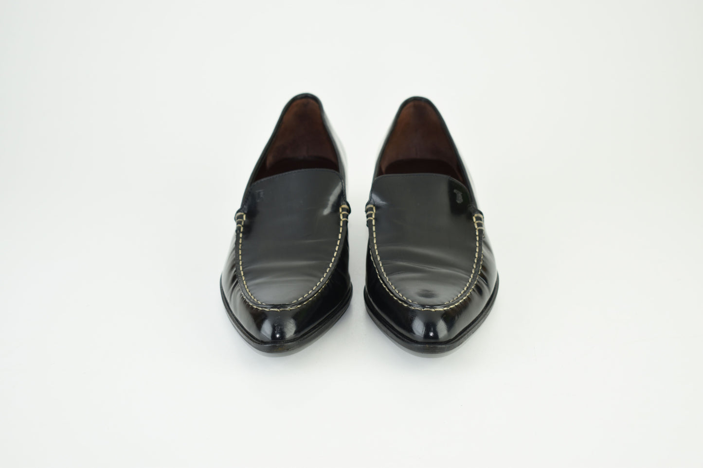 Tod's Women's Loafer Pointed Toe 3cm Heels Size EU39, Excellent 9/10