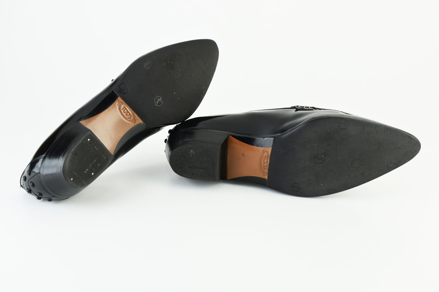 Tod's Women's Loafer Pointed Toe 3cm Heels Size EU39, Excellent 9/10