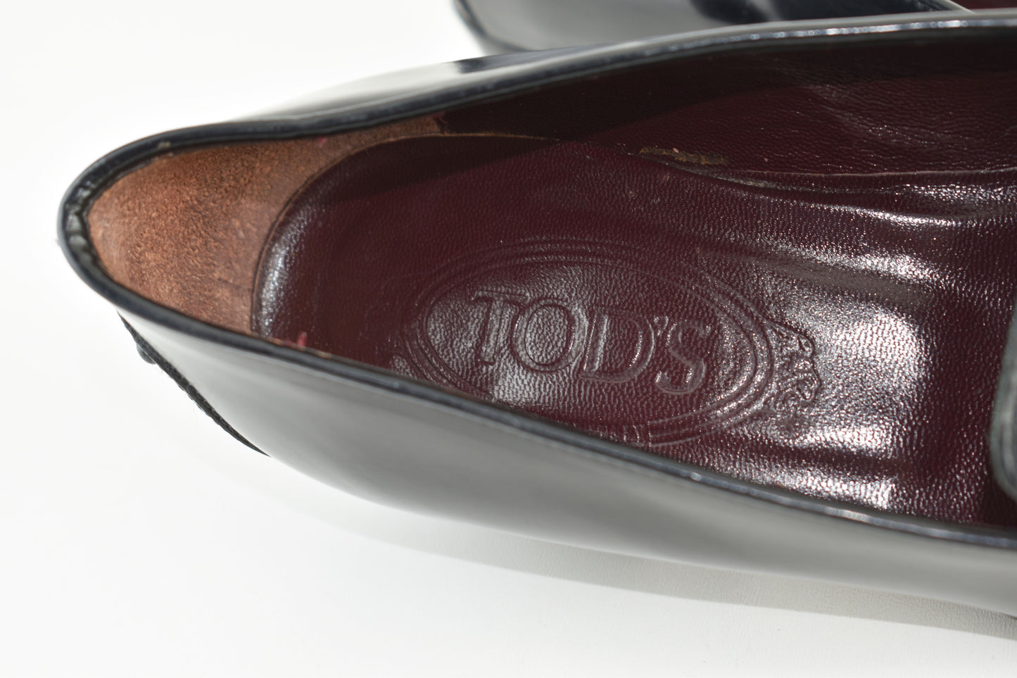Tod's Women's Loafer Pointed Toe 3cm Heels Size EU39, Excellent 9/10