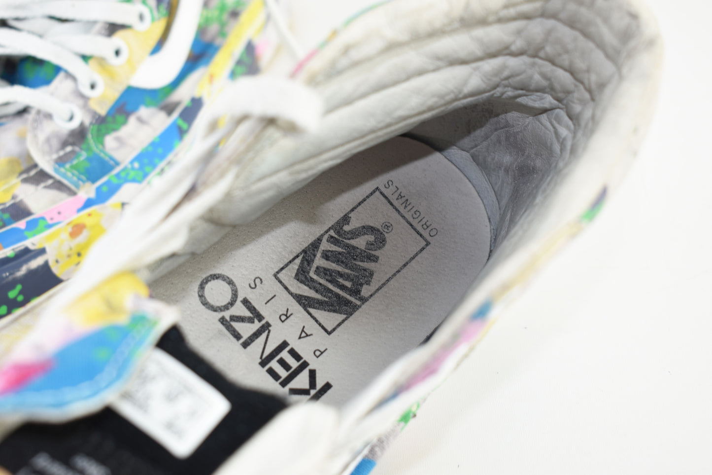 Vans Vault x Kenzo OG Sk8-Hi LX Floral Sneakers, Size EU 40, V.Good 7/10