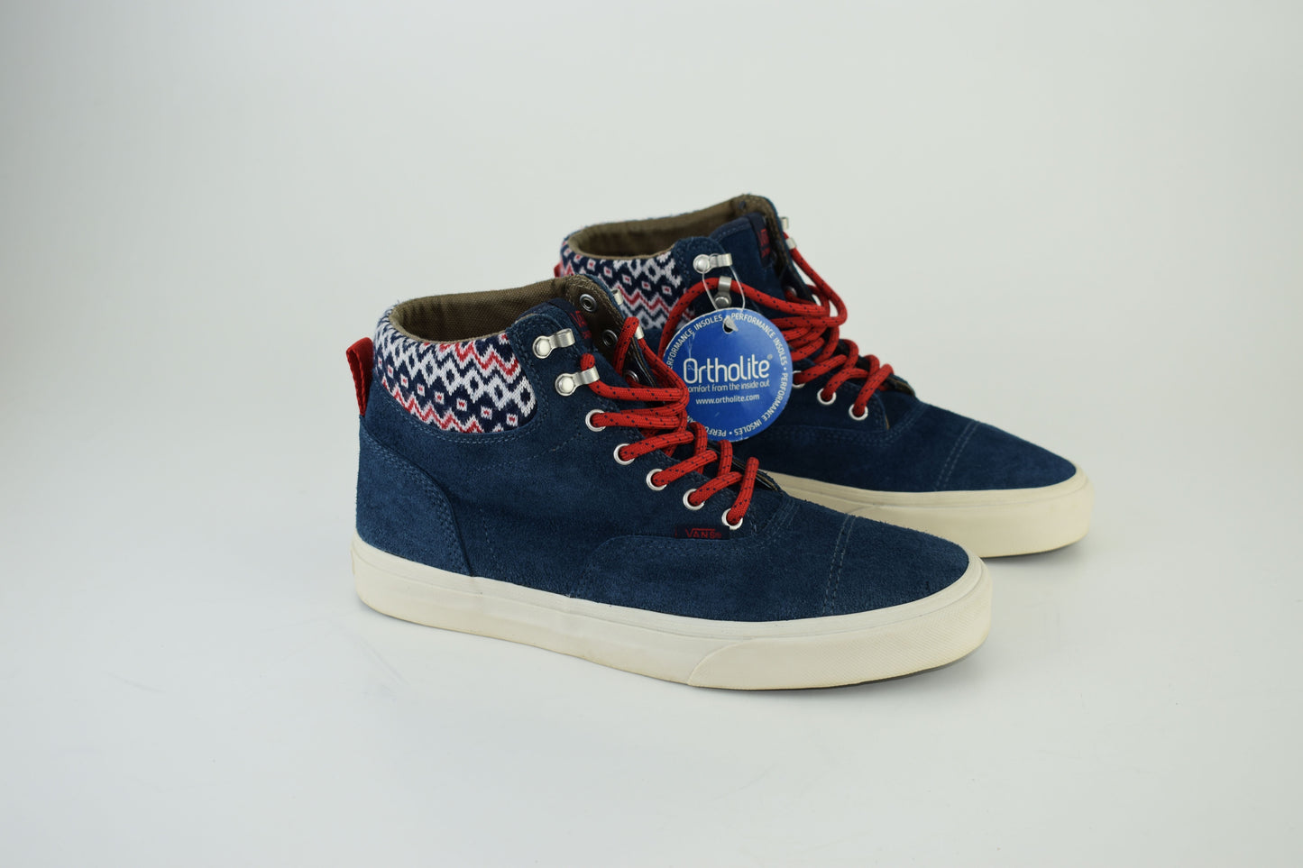 Vans California 106 Era Hi CA “Nordic Pack” Blue Suede Men Sneakers, Size EU 42.5, Excellent 10/10