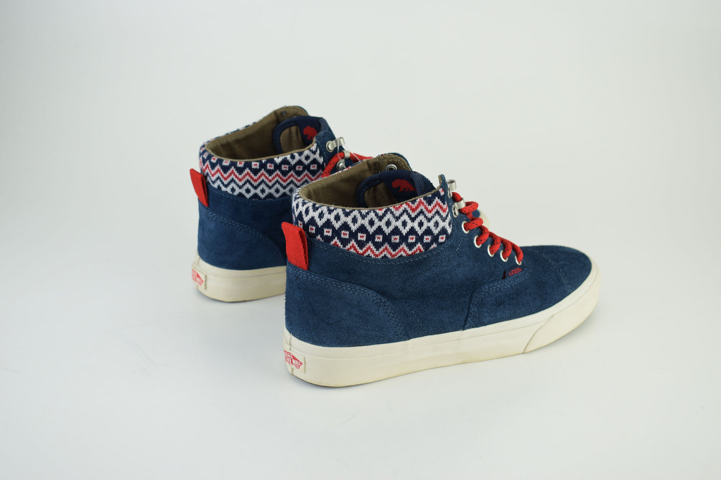 Vans California 106 Era Hi CA “Nordic Pack” Blue Suede Men Sneakers, Size EU 42.5, Excellent 10/10