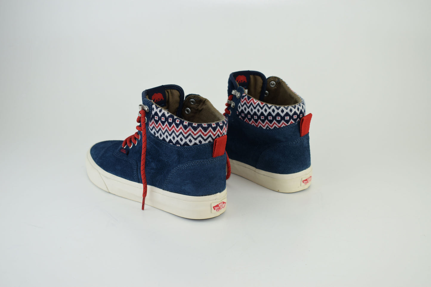 Vans California 106 Era Hi CA “Nordic Pack” Blue Suede Men Sneakers, Size EU 42.5, Excellent 10/10