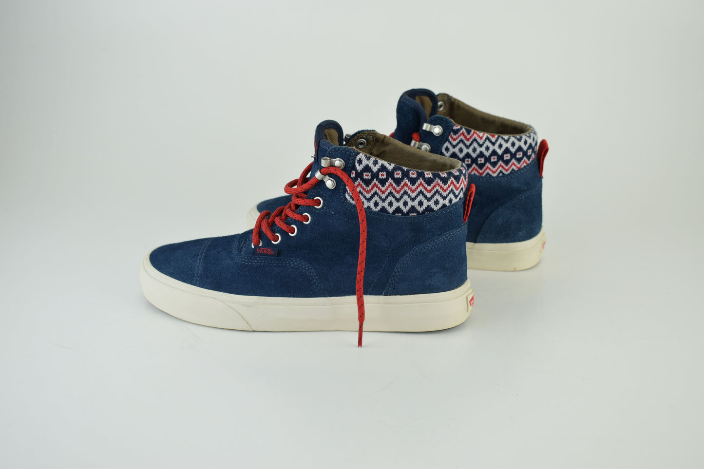 Vans California 106 Era Hi CA “Nordic Pack” Blue Suede Men Sneakers, Size EU 42.5, Excellent 10/10