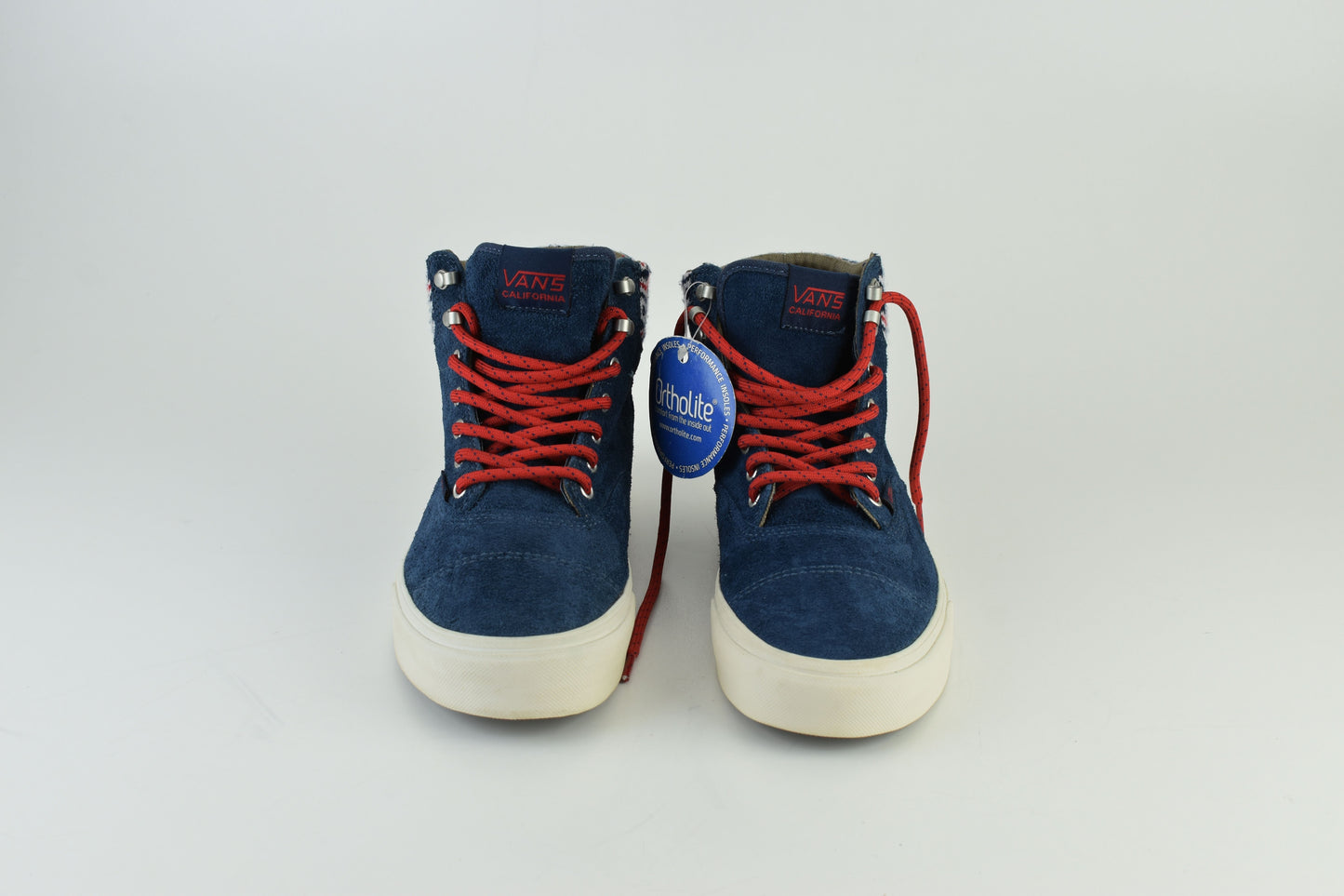 Vans California 106 Era Hi CA “Nordic Pack” Blue Suede Men Sneakers, Size EU 42.5, Excellent 10/10