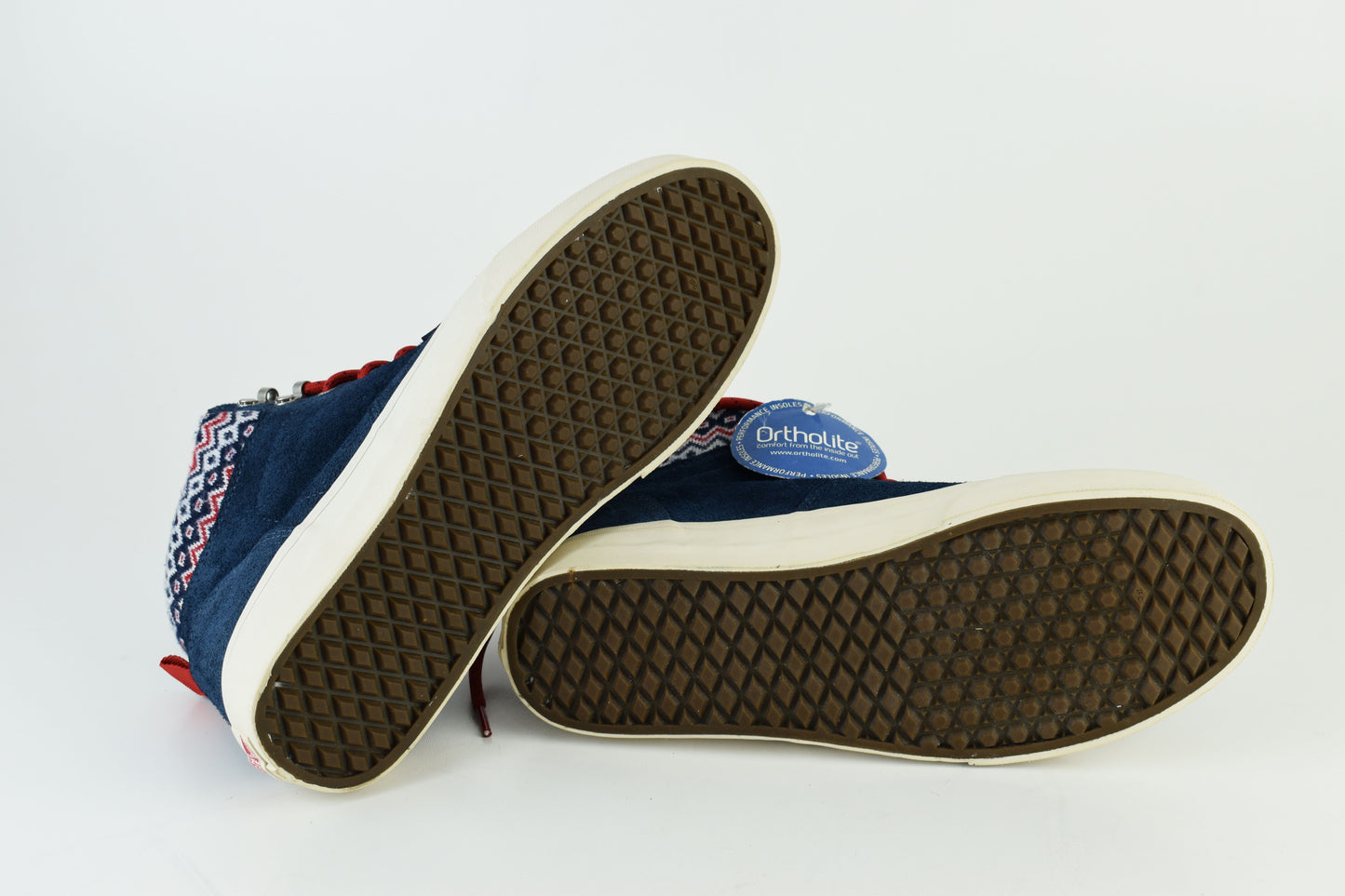 Vans California 106 Era Hi CA “Nordic Pack” Blue Suede Men Sneakers, Size EU 42.5, Excellent 10/10