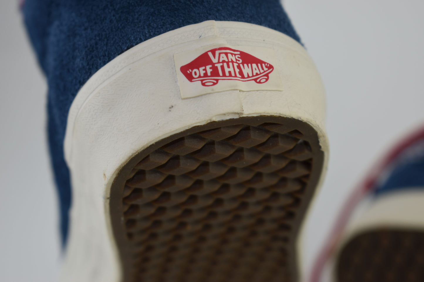 Vans California 106 Era Hi CA “Nordic Pack” Blue Suede Men Sneakers, Size EU 42.5, Excellent 10/10