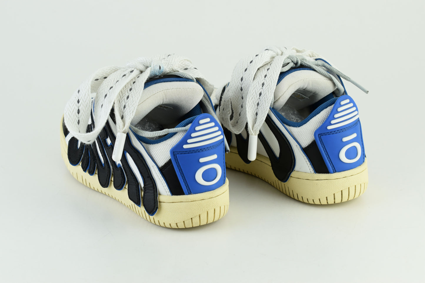 Old Order Retro Skater 001 Blue Unisex Shoes, Size EU 37, Excellent 9/10