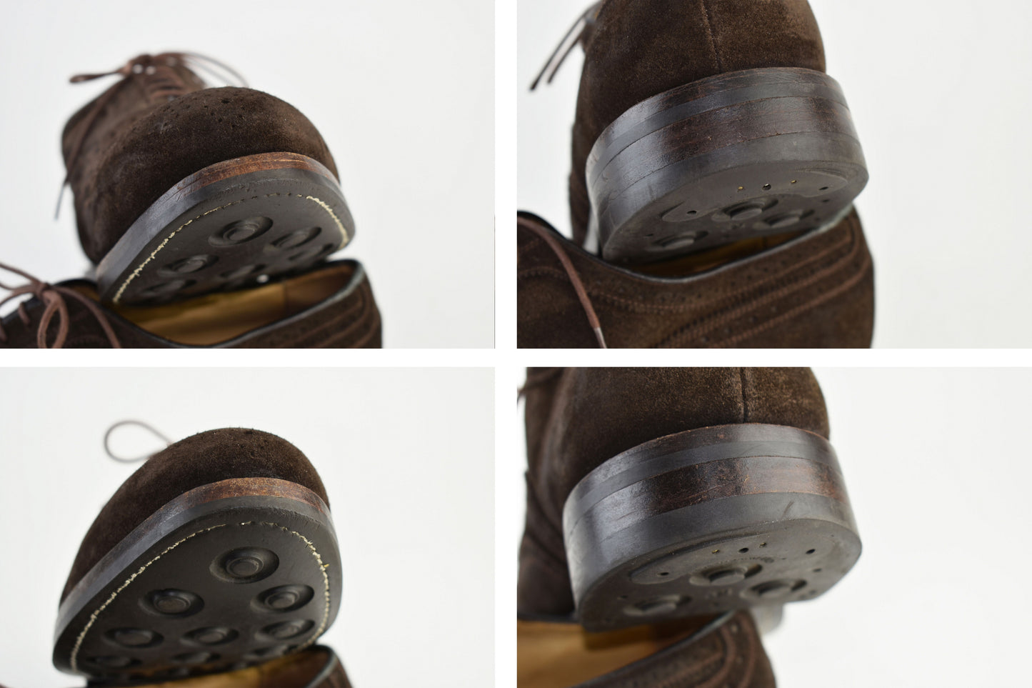 Ambiorix Brown Suede Oxford Brogues Men Shoes, Size EU 43.5, V.Good 7/10