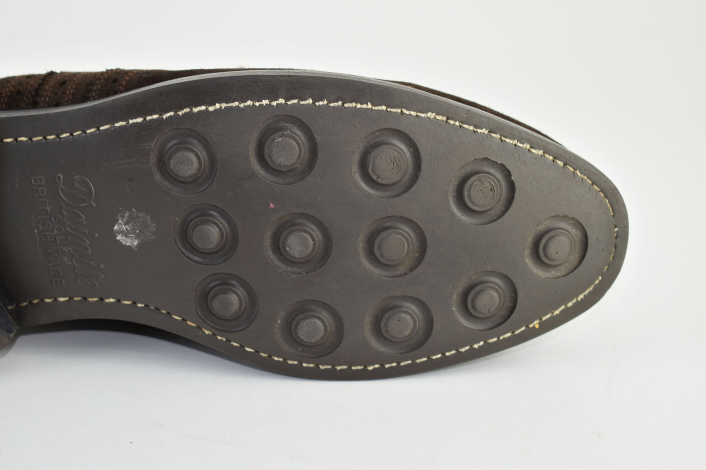 Ambiorix Brown Suede Oxford Brogues Men Shoes, Size EU 43.5, V.Good 7/10