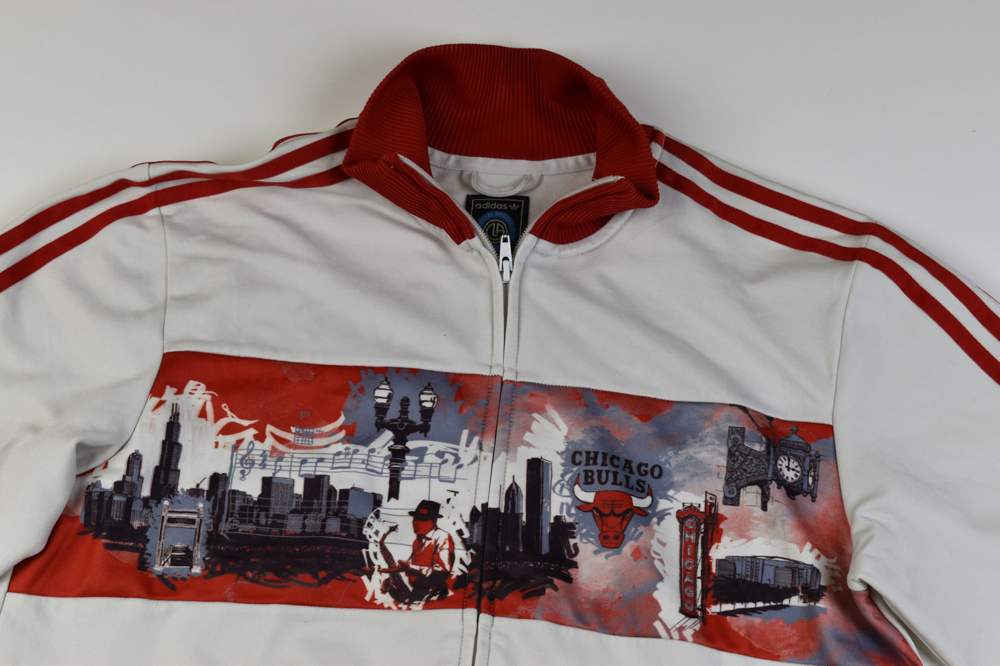 Adidas 2011 NBA Chicago Bulls Track Top Size M, V.Good 7/10
