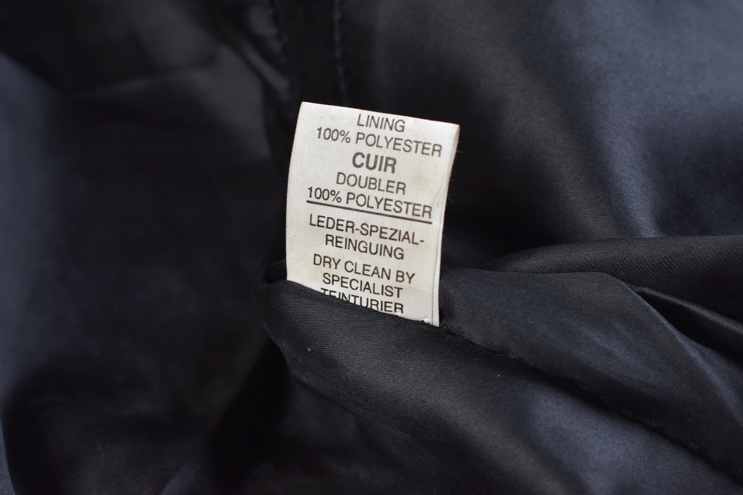 Running Bear Black Suede Western Motorcycle Jacket Size L, V.Good 8/10