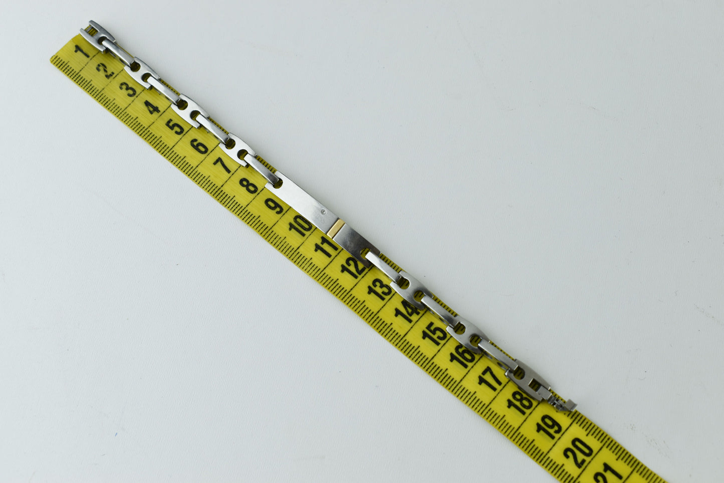 Bliss By Damiani Joint Stainless Steel+ 18K Gold (0.2g)+ Diamond Bracelet 18cmx0.63cm, V.Good 7/10