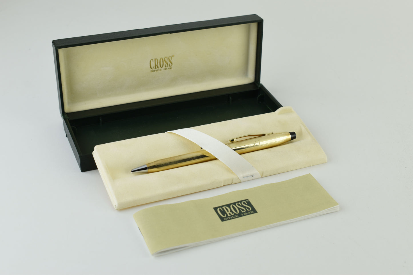 Cross Classic Century 10KT Gold-Filled (Rolled Gold) Ballpoint Pen, Excellent 9/10