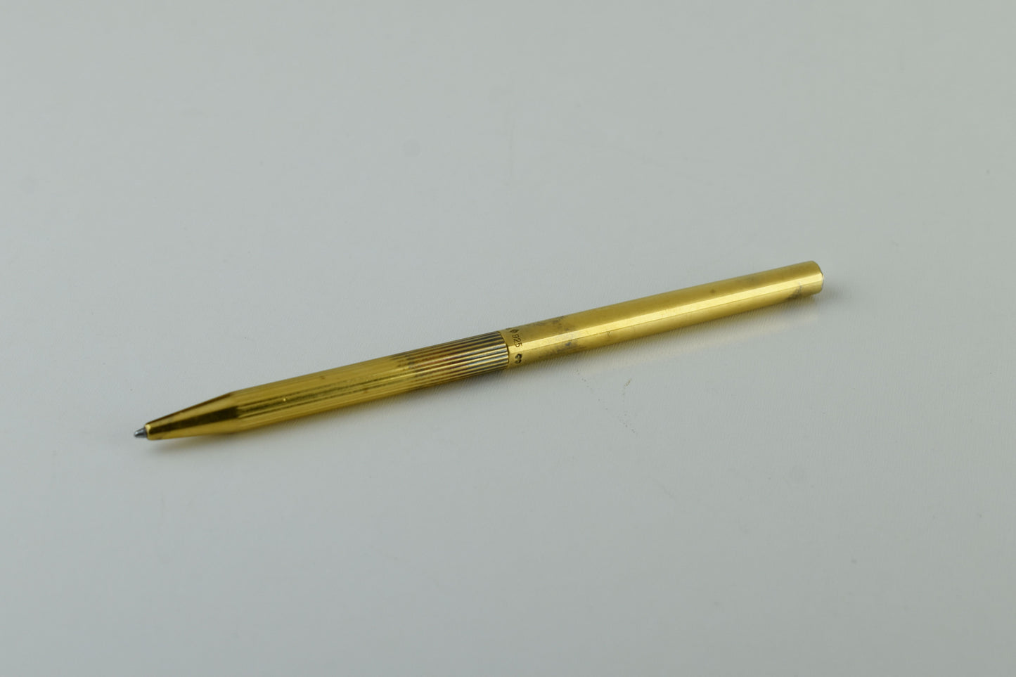 ST Dupont Classic Vermeil 925 Silver Gold Filled Ballpoint Pen, V.Good 7/10