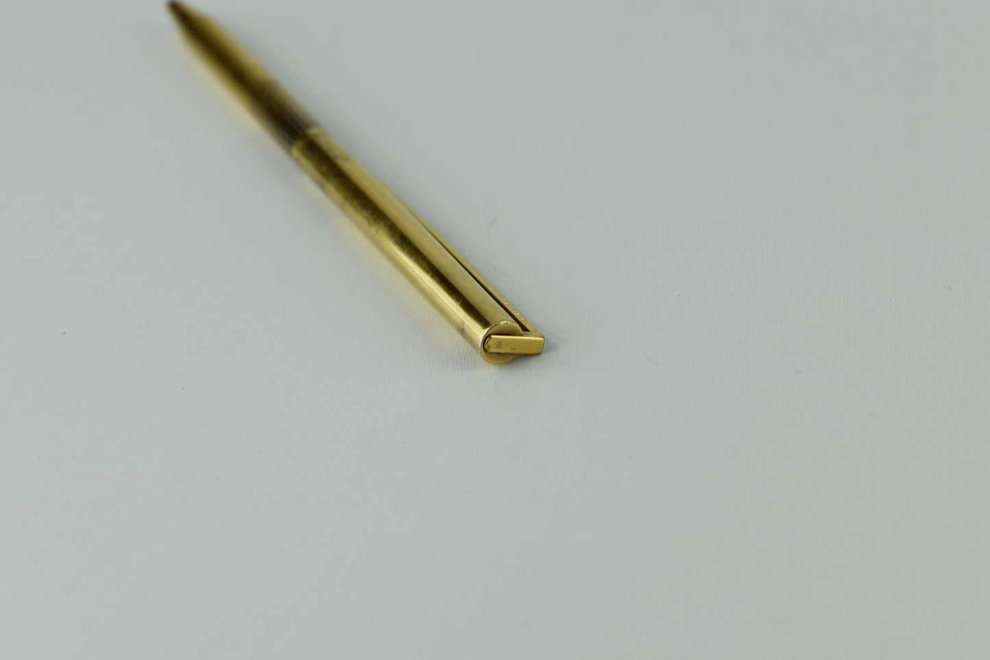 ST Dupont Classic Vermeil 925 Silver Gold Filled Ballpoint Pen, V.Good 7/10