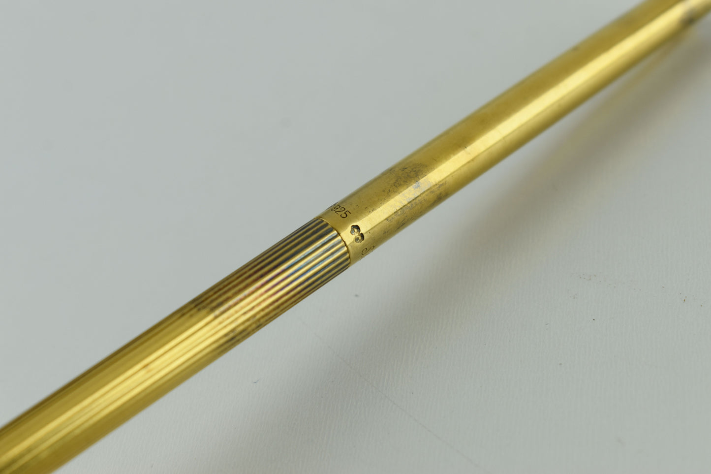 ST Dupont Classic Vermeil 925 Silver Gold Filled Ballpoint Pen, V.Good 7/10