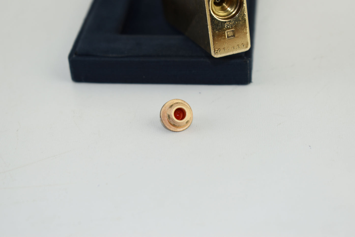S.T. Dupont Paris Lighter 20u Gold Plated 1978 Box and Paper, Excellent 10/10 (AS IS ممجرباش)