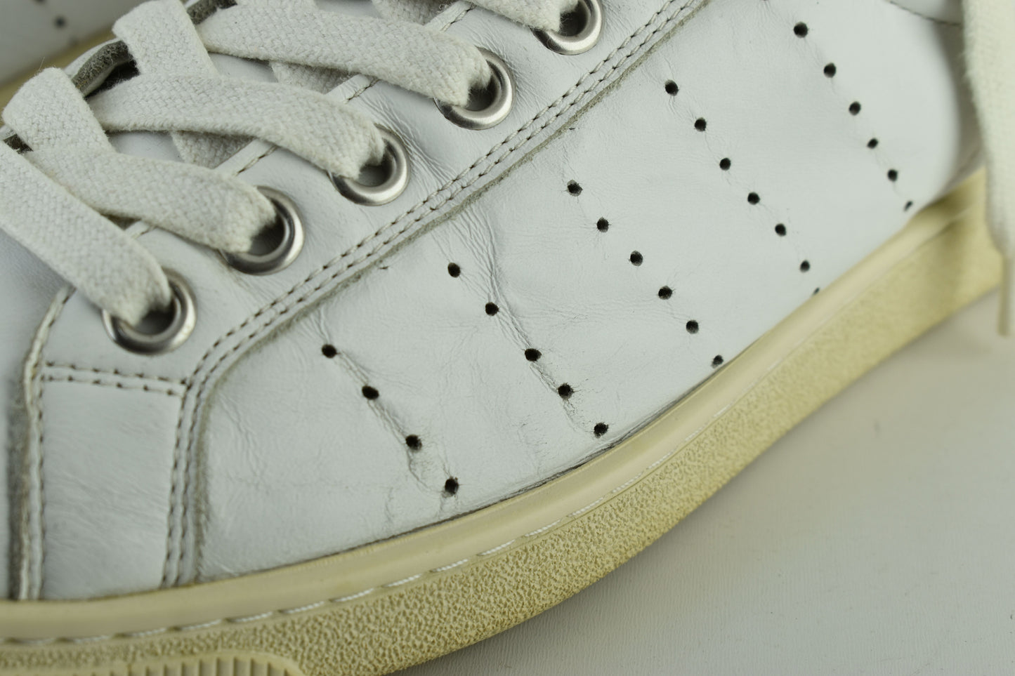 Dsquared2 Santa Monica White Leather Sneakers Men Size EU 41, V.Good 7/10