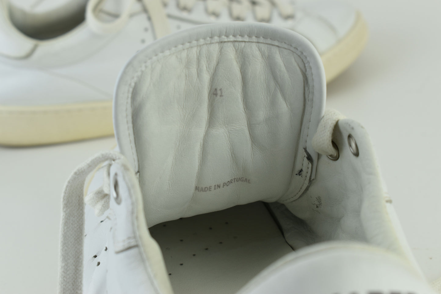 Dsquared2 Santa Monica White Leather Sneakers Men Size EU 41, V.Good 7/10