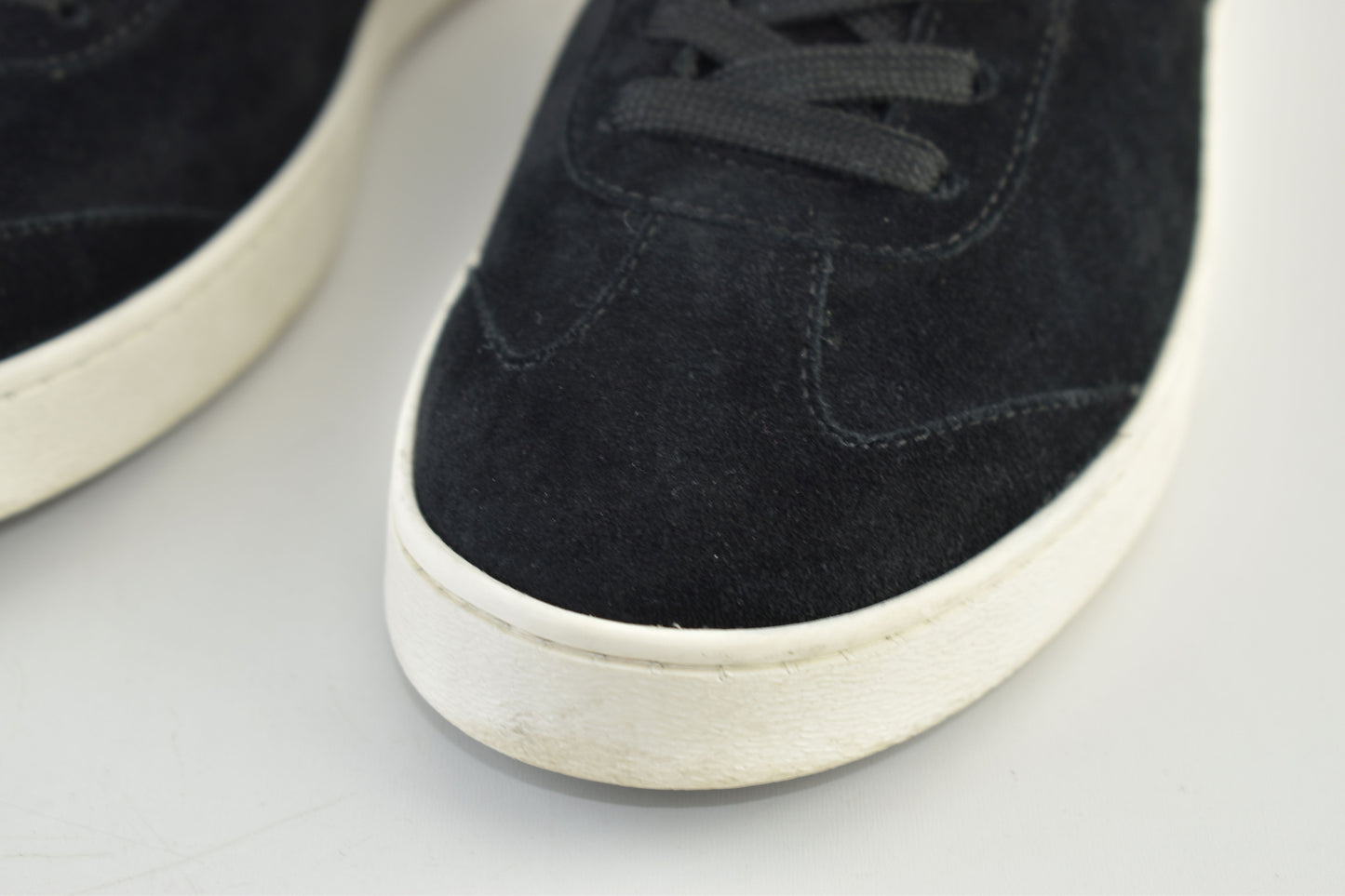 Tod's Suede Leather Low top Black Women Sneakers, Size EU 38, Excellent 9/10