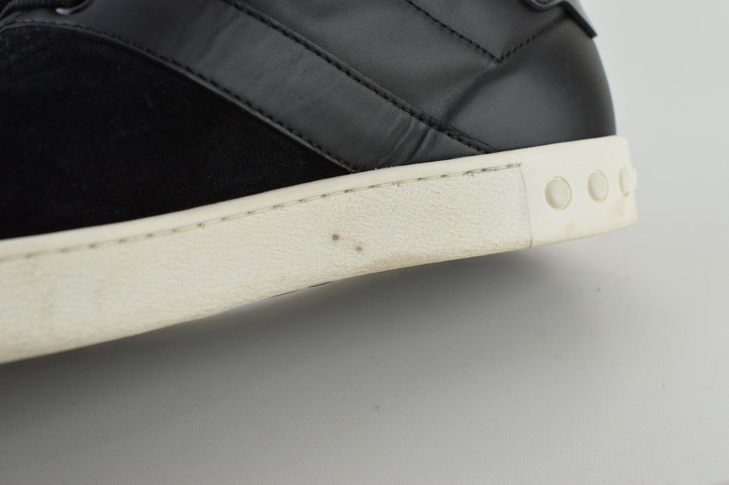 Tod's Suede Leather Low top Black Women Sneakers, Size EU 38, Excellent 9/10