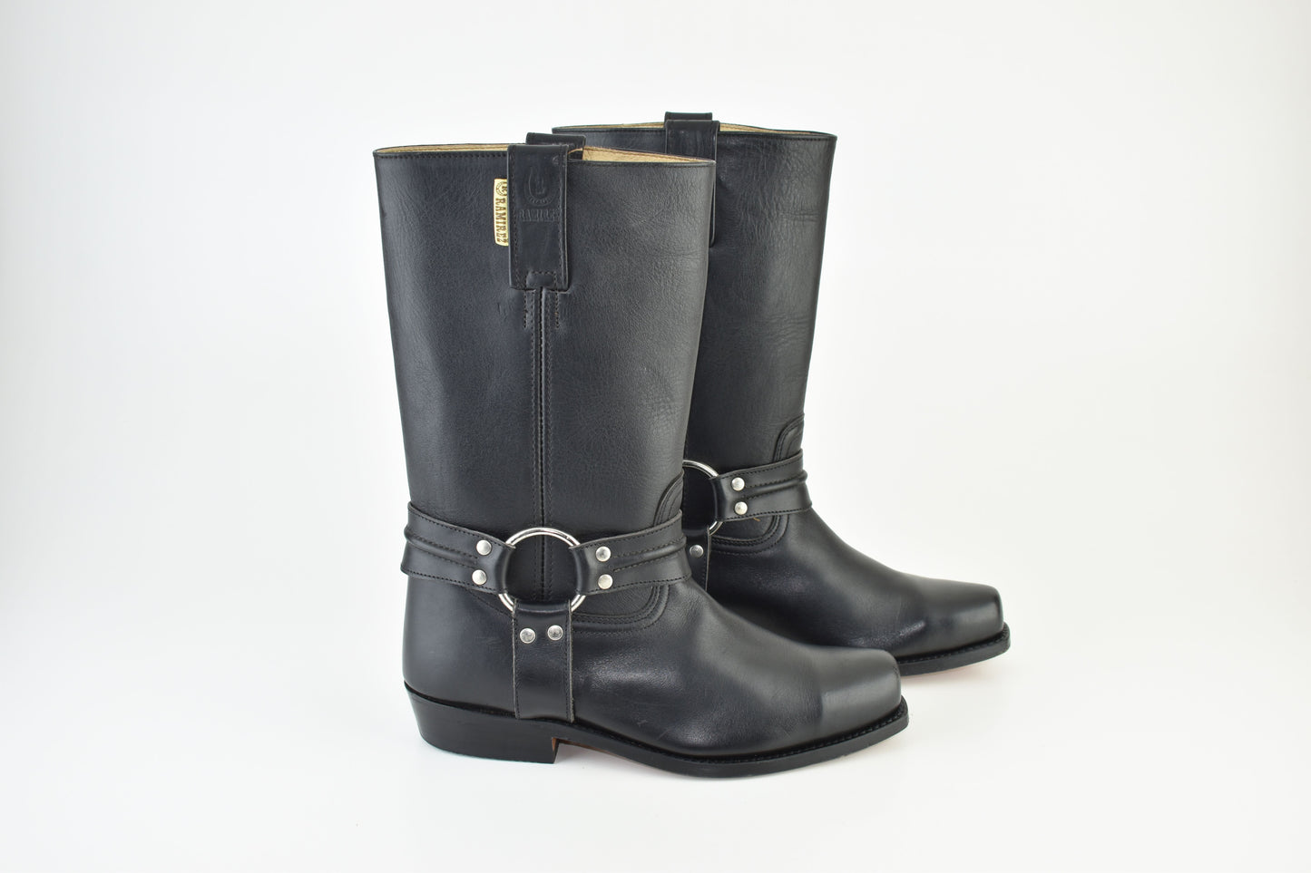 Ramirez Harness Tall Pull On Riding Black Leather Women Boots, Size EU 41, Excellent 10/10