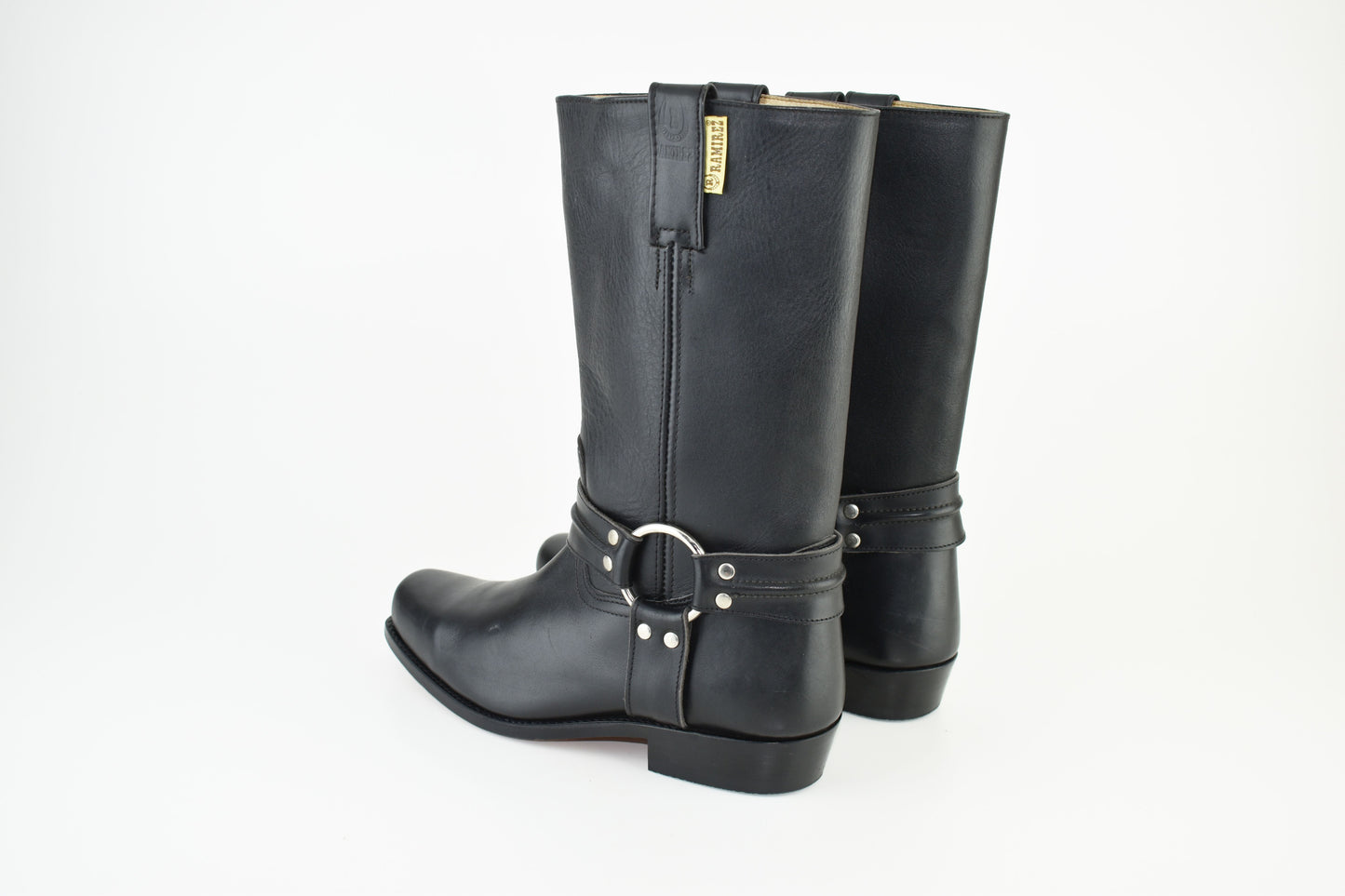 Ramirez Harness Tall Pull On Riding Black Leather Women Boots, Size EU 41, Excellent 10/10