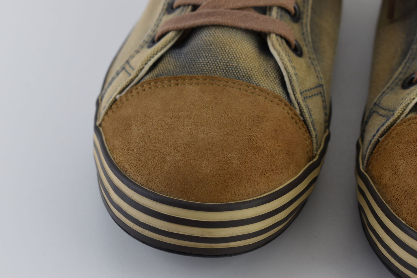 HOGAN REBEL Denim High Top Sneakers Men Size EU 43, V.Good 7/10
