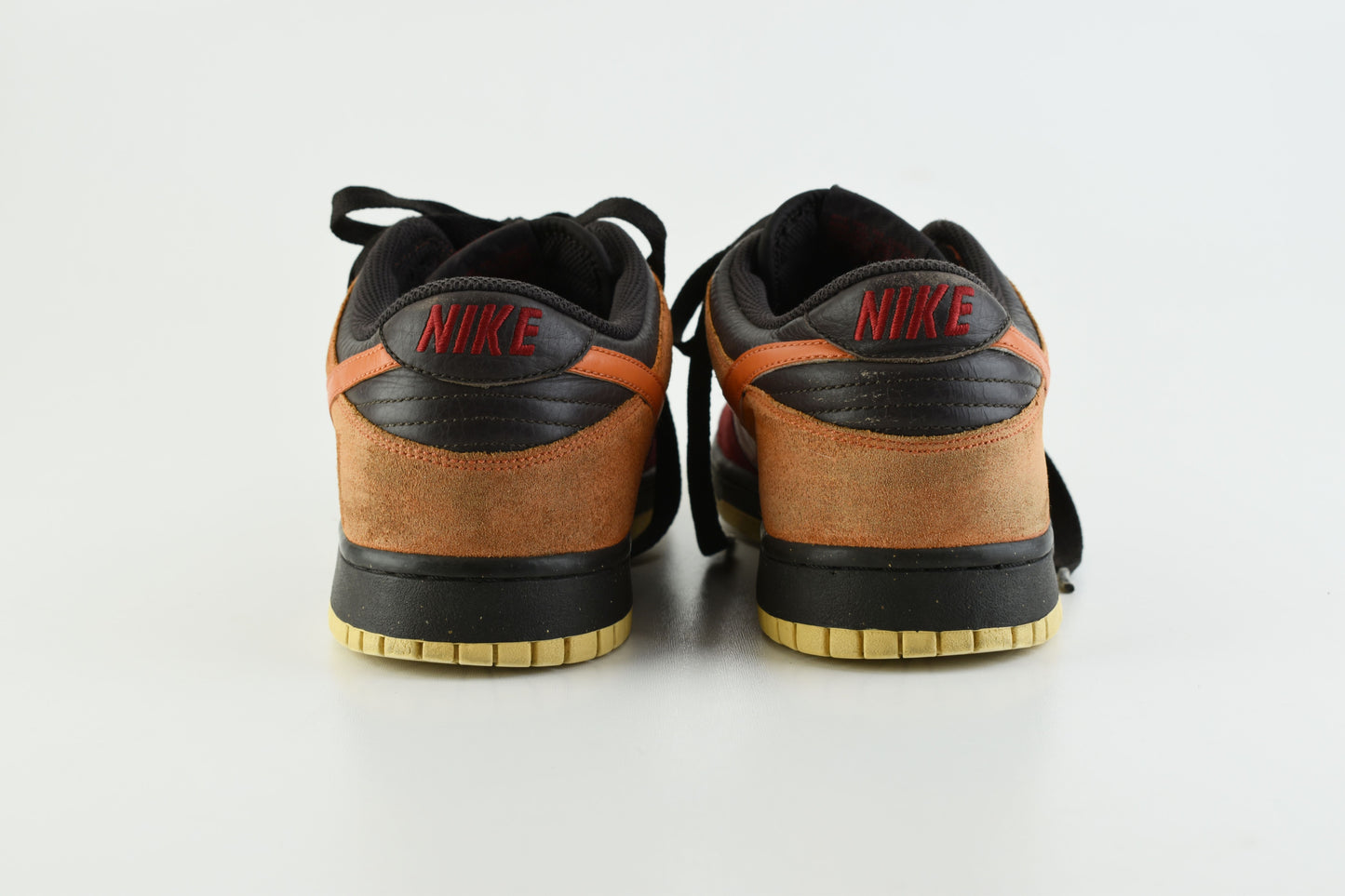 Nike 318020-082 Dunk Low CL Tar Orange Blaze Varsity red SL Men Sneakers, Size EU 44, Good 6/10