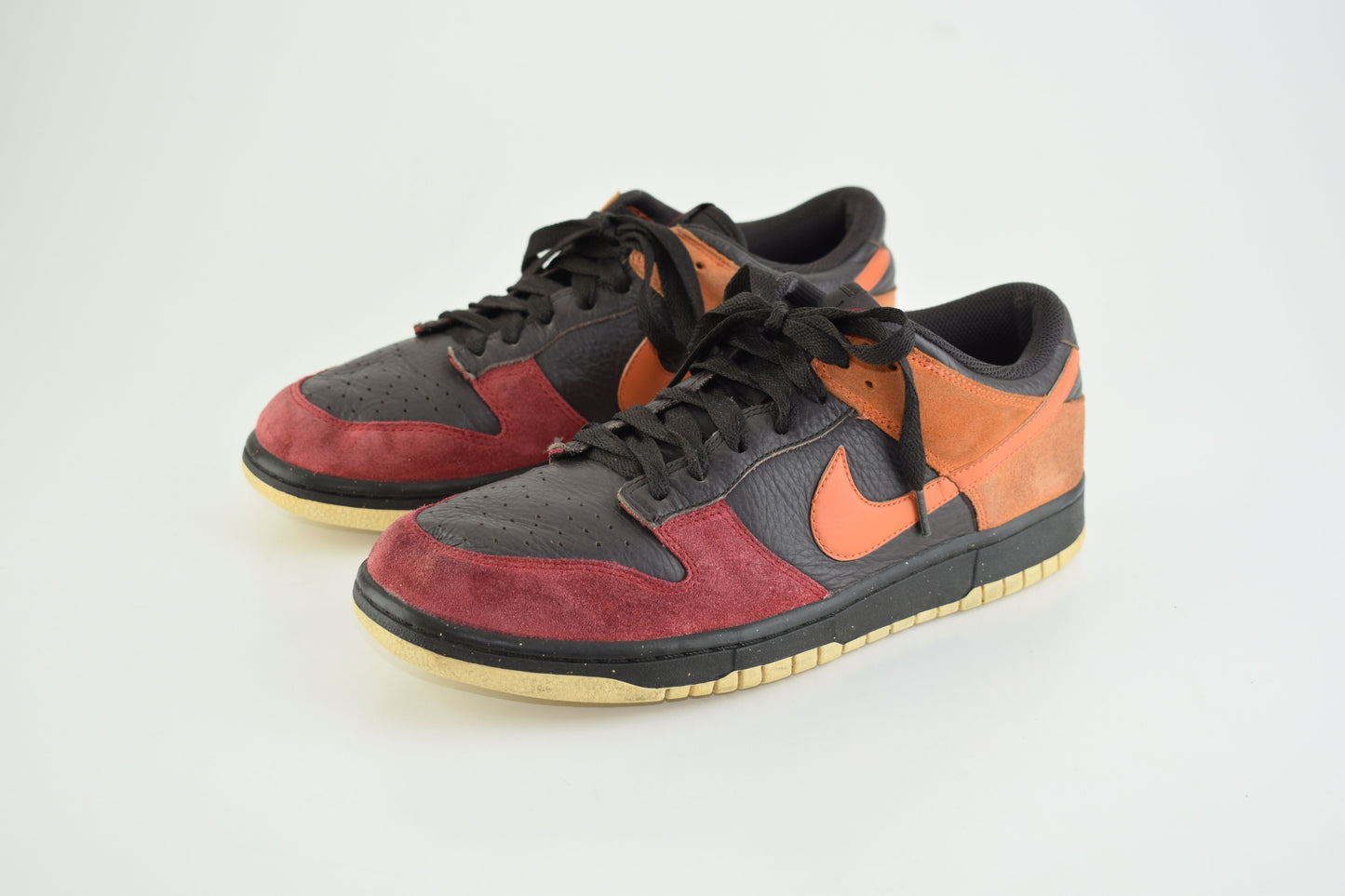 Nike 318020-082 Dunk Low CL Tar Orange Blaze Varsity red SL Men Sneakers, Size EU 44, Good 6/10