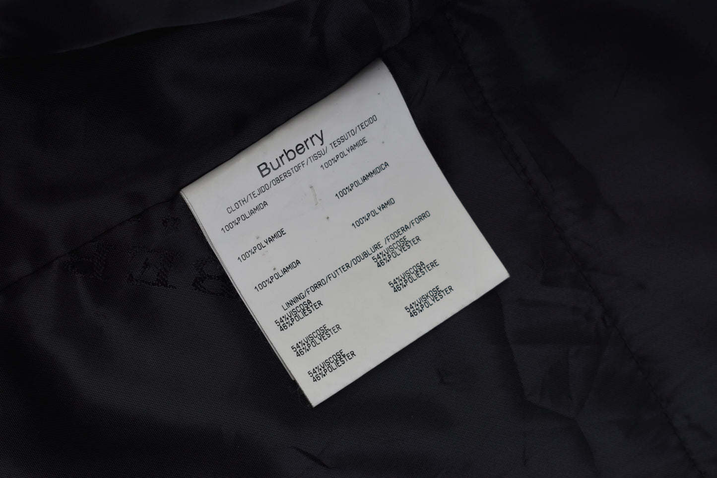 Burberry Lined Nylon Pocket Green Hidden Hood Men Jacket Size 56, V.Good 8/10