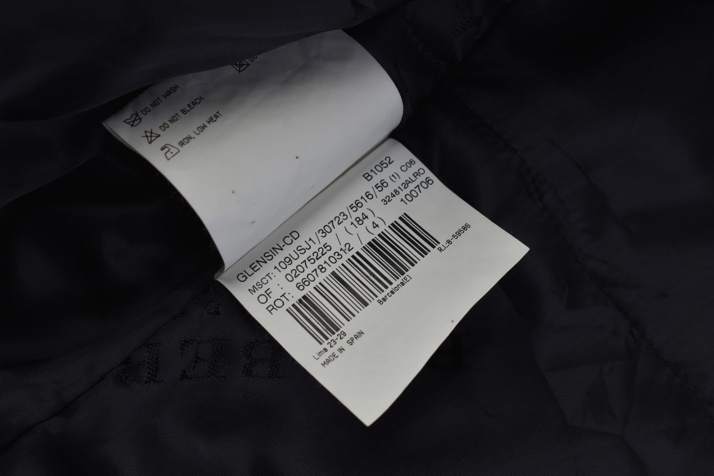 Burberry Lined Nylon Pocket Green Hidden Hood Men Jacket Size 56, V.Good 8/10