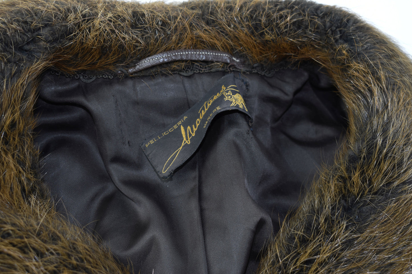 Pellicceria Varese Beaver Fur Dark Brown Full Length, Size L, Women Coat, Excellent 9/10
