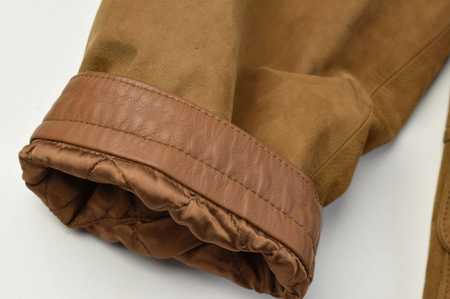 Burberry London Brown Calfskin Nubuck Leather Men Coat Jacket Size 52, V.Good 8/10