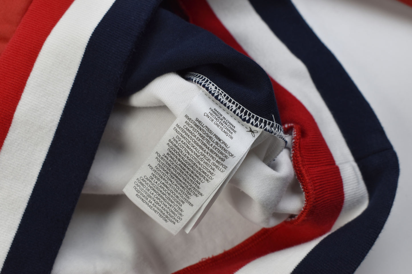Polo Ralph Lauren Big Bubble American USA Flag Hoodie M, Excellent 9/10