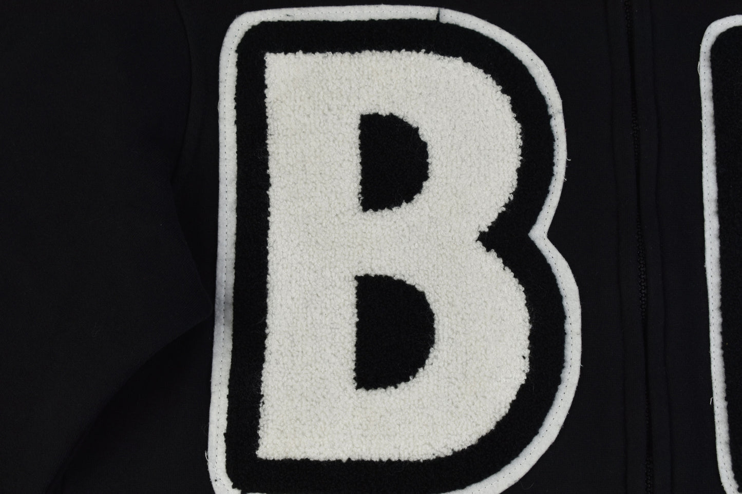 Bape Baby Milo Black Varsity Men Jacket, Size M, Made in Japan, V.Good 8/10