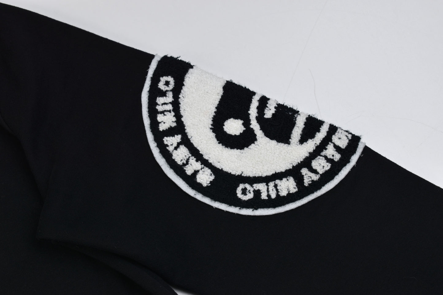 Bape Baby Milo Black Varsity Men Jacket, Size M, Made in Japan, V.Good 8/10
