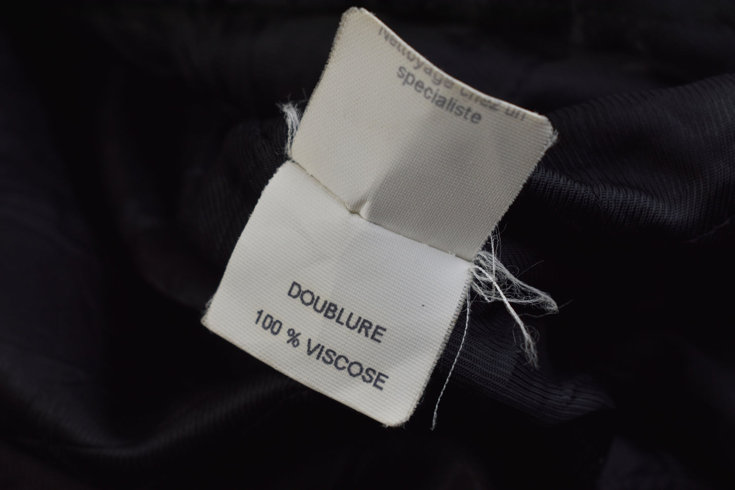 Yves Saint Laurent Black Leather Man's Jacket Coat, Size EU 58, V.Good 8/10