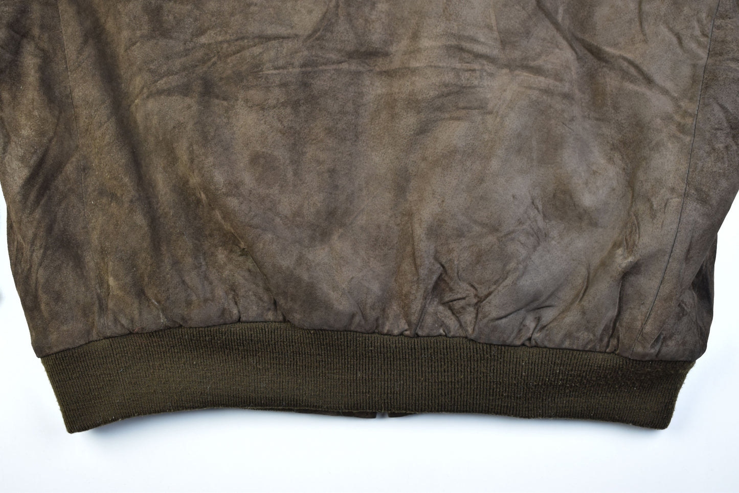 Naf Naf P-921 Brown Suede Leather Men Jacket, Size L, V.Good 7/10